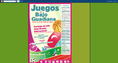 Desktop Screenshot of juegosdbguadiana.blogspot.com