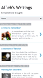 Mobile Screenshot of alehswritingnpoems.blogspot.com