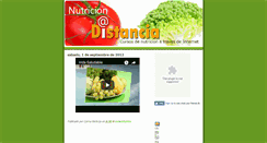 Desktop Screenshot of nutricionadistancia.blogspot.com