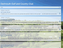 Tablet Screenshot of dartmouthgolfandcountryclub.blogspot.com