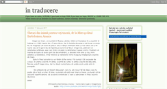 Desktop Screenshot of in-traducere.blogspot.com