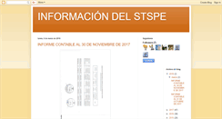 Desktop Screenshot of informacion-stspe.blogspot.com