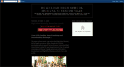 Desktop Screenshot of downloadhighschoolmusical3.blogspot.com