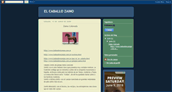 Desktop Screenshot of elcaballozaino.blogspot.com