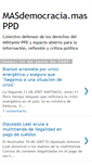 Mobile Screenshot of masdemocraciamasppd.blogspot.com
