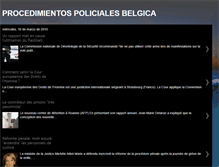 Tablet Screenshot of procedimientospolicialesbelgica.blogspot.com