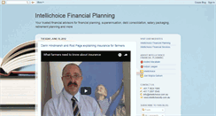 Desktop Screenshot of intellichoicefinancialplanning.blogspot.com