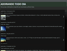 Tablet Screenshot of adorandotododia.blogspot.com