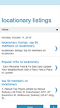 Mobile Screenshot of locationarylistings.blogspot.com