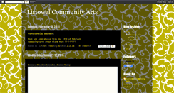 Desktop Screenshot of listowelcommunityarts.blogspot.com