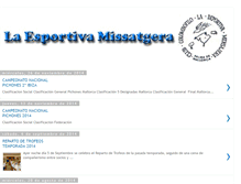 Tablet Screenshot of laesportivamissatgera.blogspot.com