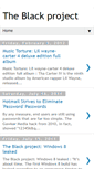 Mobile Screenshot of project-black.blogspot.com