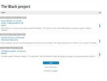 Tablet Screenshot of project-black.blogspot.com