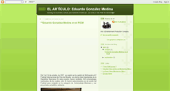 Desktop Screenshot of elarticulo.blogspot.com