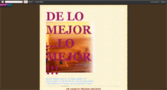 Desktop Screenshot of coleccionandolomejor.blogspot.com