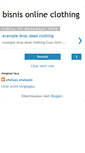 Mobile Screenshot of bisnisonlineclothing.blogspot.com