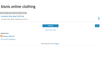 Tablet Screenshot of bisnisonlineclothing.blogspot.com