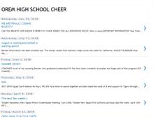 Tablet Screenshot of oremcheer.blogspot.com