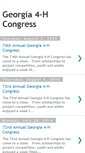 Mobile Screenshot of georgia4hcongress.blogspot.com