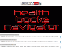 Tablet Screenshot of healthbooksnavigator.blogspot.com