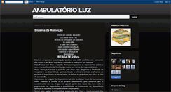 Desktop Screenshot of ambulatorioluz.blogspot.com