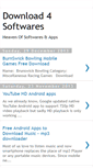 Mobile Screenshot of download4softwares.blogspot.com