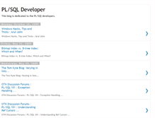 Tablet Screenshot of pl-sqlnotes.blogspot.com