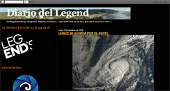 Desktop Screenshot of diariodellegend.blogspot.com