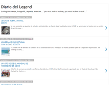 Tablet Screenshot of diariodellegend.blogspot.com