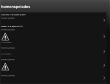 Tablet Screenshot of homesnpelados.blogspot.com