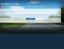 Tablet Screenshot of blackberryinindia.blogspot.com