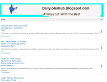 Tablet Screenshot of dailyjobshub.blogspot.com