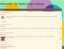 Tablet Screenshot of bittersweetdiabetes.blogspot.com