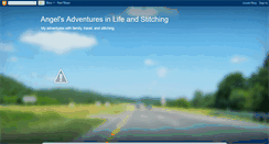 Desktop Screenshot of angelsadventuresinlifeandstitching.blogspot.com