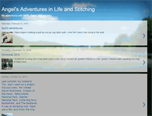 Tablet Screenshot of angelsadventuresinlifeandstitching.blogspot.com
