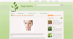 Desktop Screenshot of blogs-healthy.blogspot.com