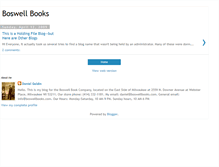 Tablet Screenshot of boswellbooks.blogspot.com