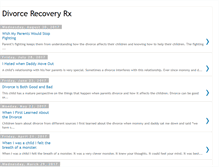 Tablet Screenshot of divorcerecoveryrx.blogspot.com
