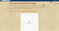 Desktop Screenshot of meinekemasterfranchise.blogspot.com