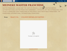 Tablet Screenshot of meinekemasterfranchise.blogspot.com