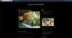Desktop Screenshot of blogdopaisano.blogspot.com