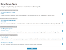 Tablet Screenshot of downtowntech.blogspot.com