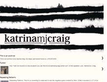 Tablet Screenshot of katrinacraig.blogspot.com