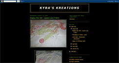 Desktop Screenshot of kyraskreations.blogspot.com