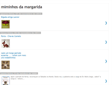 Tablet Screenshot of miminhos-da-margarida.blogspot.com