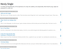 Tablet Screenshot of newlysingle.blogspot.com
