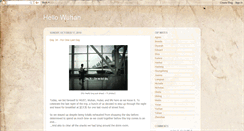 Desktop Screenshot of hellowuhanjia.blogspot.com