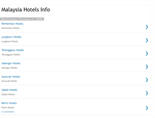 Tablet Screenshot of malaysiahotelsinfo.blogspot.com