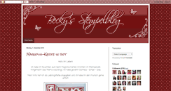 Desktop Screenshot of beckys-stempelblog.blogspot.com