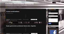 Desktop Screenshot of cocinas-industriales.blogspot.com